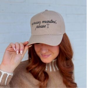 Espresso Martini Please Embroidered Hat